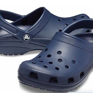 Crocs navy, ladies size 9